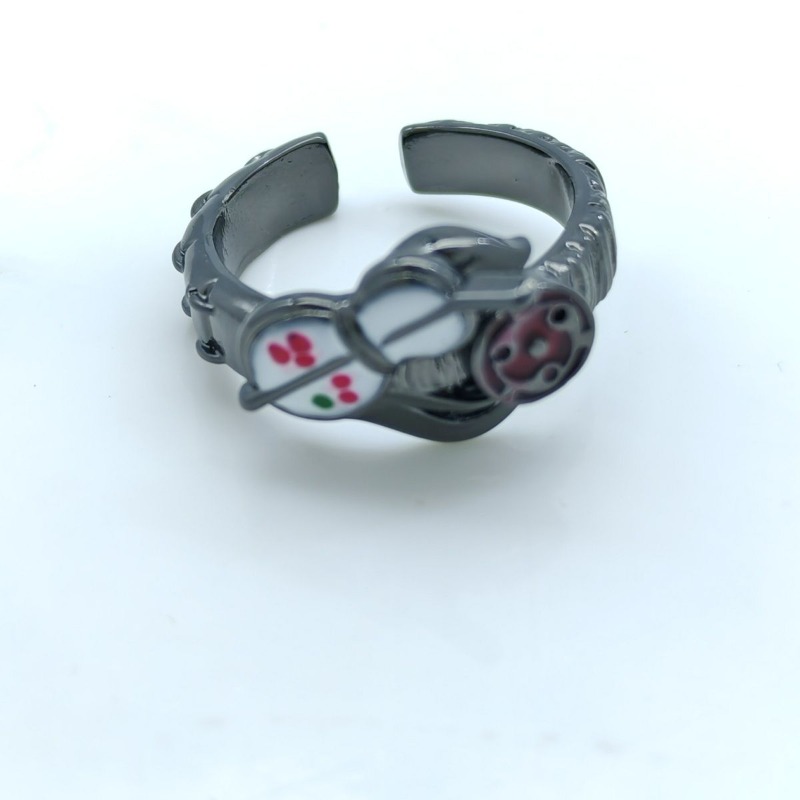 Unique Anime Merchandise - Pierścień Anime Uchiha Madara: Wykwintny, modny,