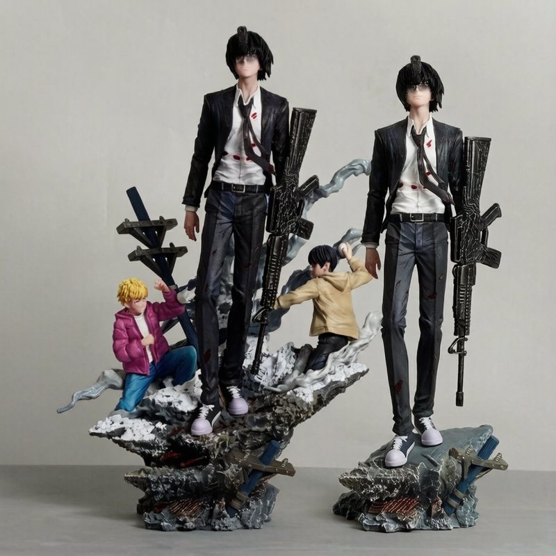 Anime Merchandise For Men - Figurka Chainsaw Man Aki Hayakawa Diabeł