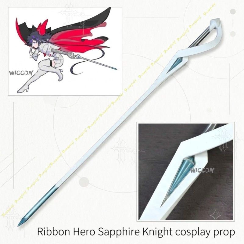 Anime Cosplay Merchandise - Wstążka do cosplayu Rycerza Szafirowego, rekwizyt,