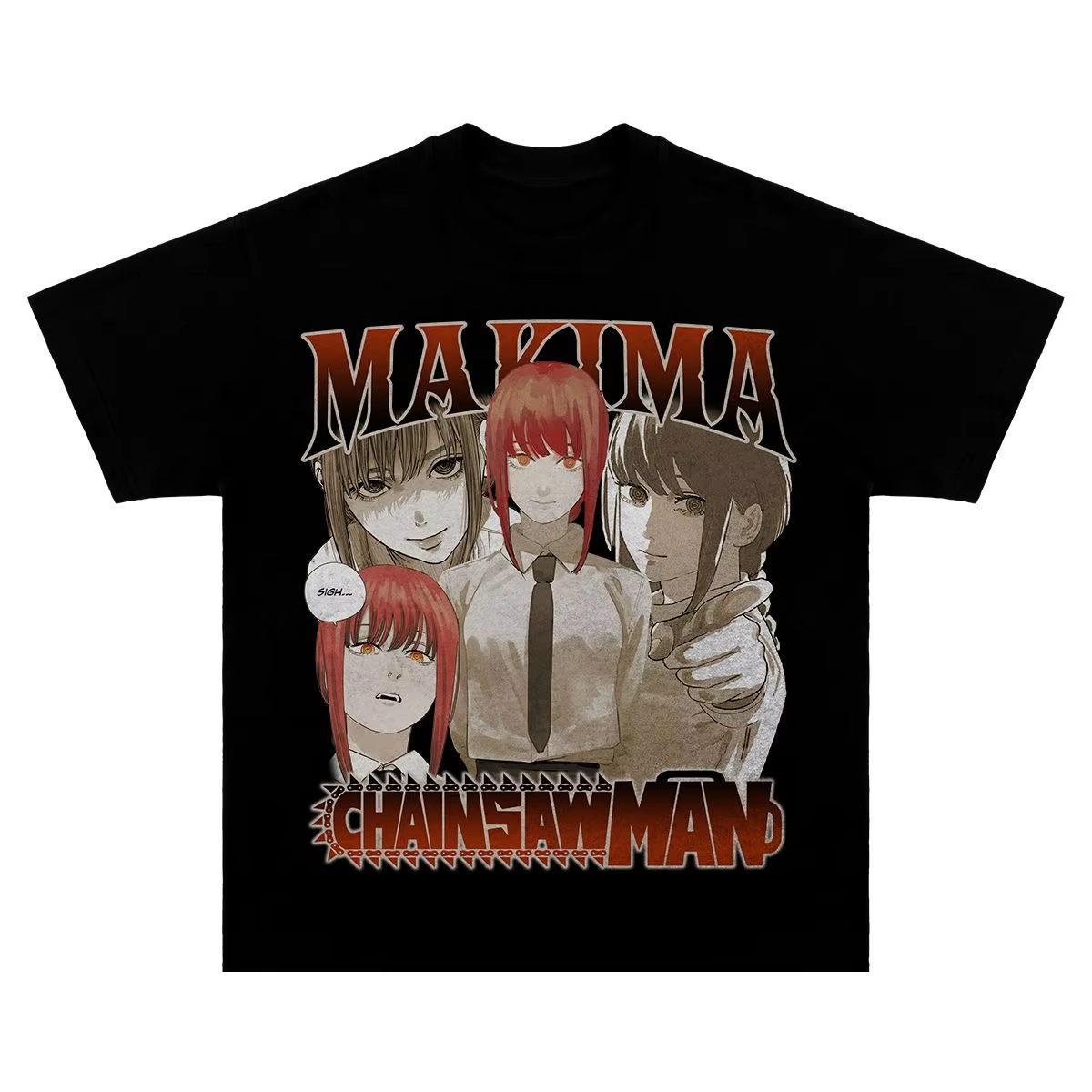 Anime Merchandise For Men - Koszulka z krótkim rękawem z czystej