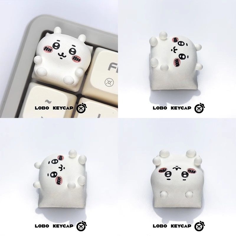 Keycap Artisan Anime - Chiikawaed Urocze Anime Klawisze do Klawiatury