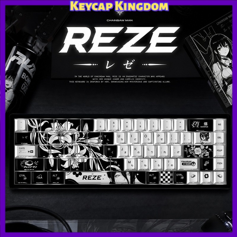 Keycap Artisan Anime - Nowe klawisze Reze 5.0 Anime Keycaps