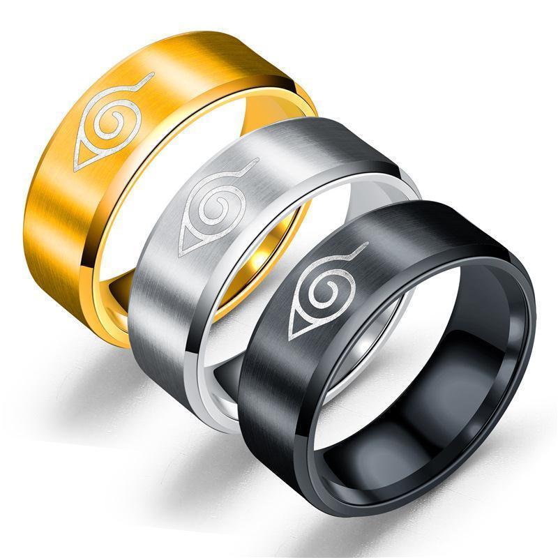 Anime Cosplay Merchandise - Pierścień Naruto w stylu japońsko-koreańskim anime,