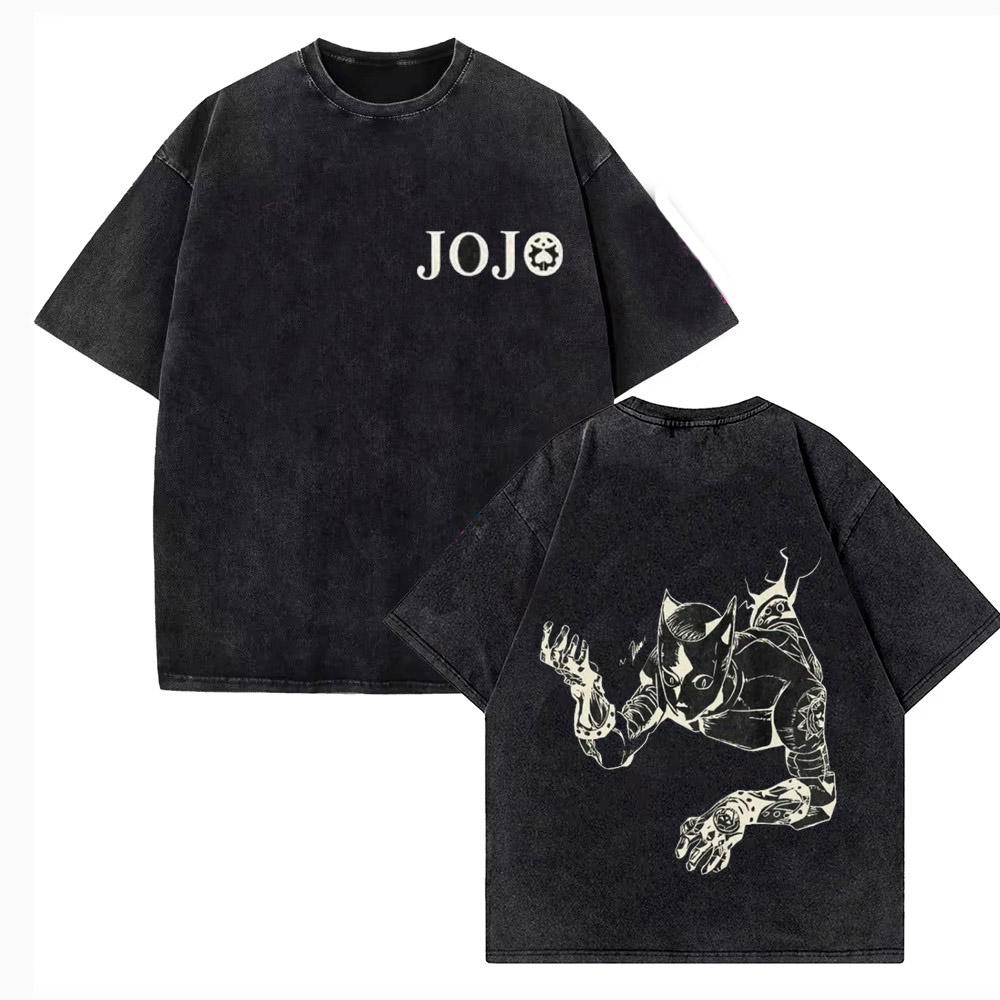 Męska koszulka vintage z efekt – Jojo Anime Merchandise recenzja i cena