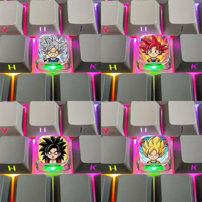 Klawisze Dragon Ball Super Sai – Keycap Artisan Anime recenzja i cena