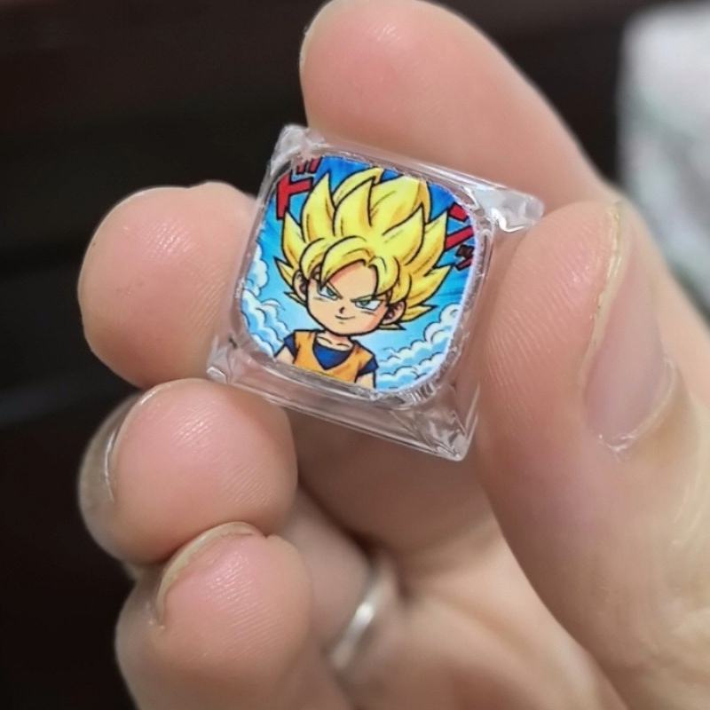 Klawisze Dragon Ball Super Sai – Keycap Artisan Anime recenzja i cena