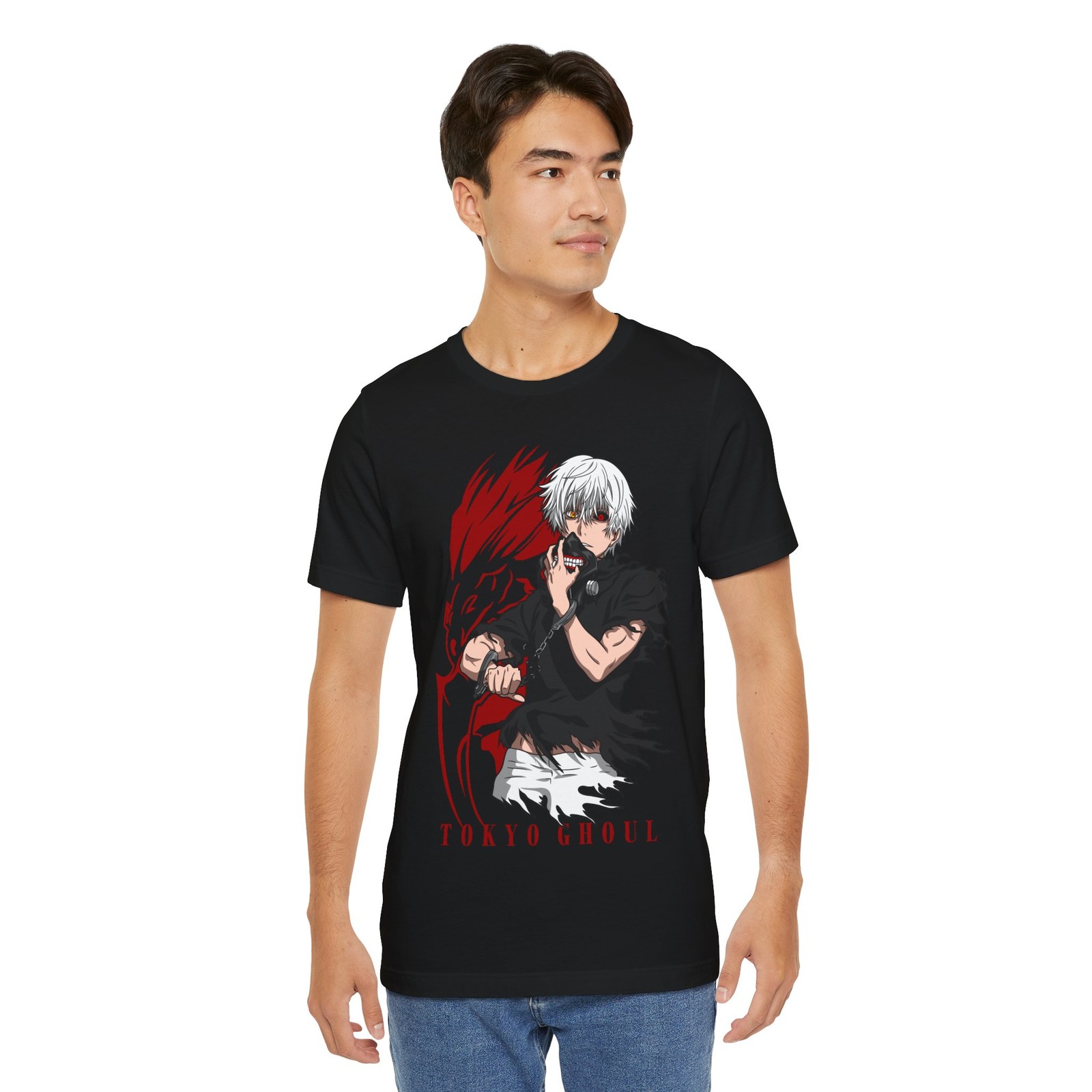 Koszulka anime Tokyo Ghoul, un – Anime Merchandise For Men recenzja i cena
