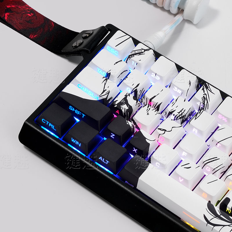 130 Key Kaneki Ken Theme Keyca – Keycap Artisan Anime recenzja i cena