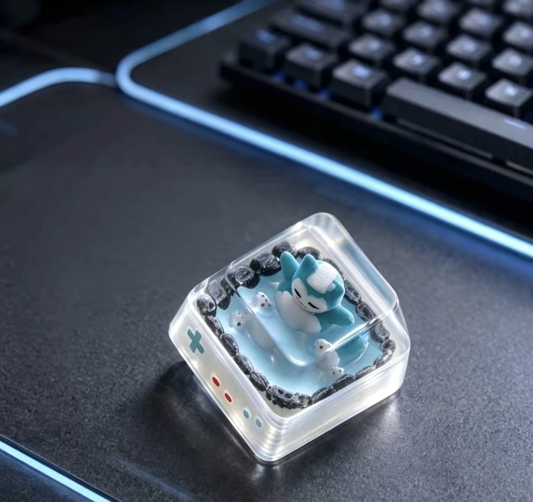 Pokémon Snorlax Keycap z żywic – Keycap Artisan Anime recenzja i cena