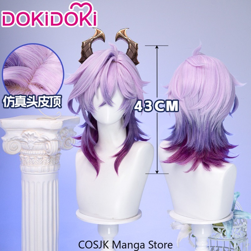 Peruka do cosplayu z gry Gensh – Cosplay Wig Colored recenzja i cena